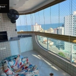 Apartamento à venda em Praia Grande-SP: 2 quartos, 1 suíte, vista para o mar, lazer completo e mobiliado por R$600.000! Agende sua visita já!