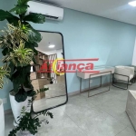 Sala comercal com renda, mobiliada, com 02 vagas e 01 banheiro