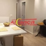 Apartamento de 65m2, no Condomínio Bosque Ventura: 2 dormitórios 1 suíte/ somando 2 banheiros 1vg/g.