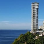 Vitória - 4 suítes com 451,08m² e 5 vagas de garagem e linda vista livre para a Baia de Todos os Santos.