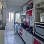 Lindo Apartamento SEMI MOBILIADO, de 2 dormitórios (com suíte), sacada com churrasqueira em Barreir