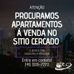 PROCURAMOS APARTAMENTO PARA COMPRA NO SITIO CERCADO