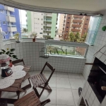 Apartamento 1 dorm com Varanda Gourmet, Maracanã, Praia Grande