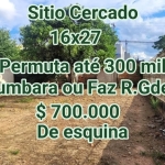 Terreno 16x27 Sitio Cercado 427 m²