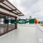 Localizada na Avenida Palmeira, próximo ao GNU. Cobertura com vista infinita para o nascer e pôr do sol! São 282 m² privativos, cobertura vertical, no andar inferior living para dois ambientes, cozinh