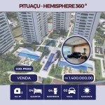 APARTAMENTO CONDOMÍNIO HEMISPHERE 360º - 140M²  - 4 QUARTOS – PITUAÇU – SALVADOR/ BAHIA