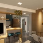 Apartamento com 2 dormitórios, 1 suíte, área de serviço, cozinha e 2  banheiros. Esta muito bem localizado, próximo ao transporte coletivo, escolas, mercados, bancos e demais comércio. Os apartamentos