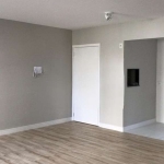 Amplo apartamento semi mobiliado de 76 m² de área privativa, com dois dormitórios, sendo um deles suíte, living estendido, banheiro social, cozinha com área de serviço conjugada, churrasqueira e uma v