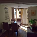 Vende-se apartamento semi mobiliado, 2 quartos amplos, 1 vaga de garagem, banho social, living em dois ambientes com sacada, cozinha com área de serviço.&lt;BR&gt;&lt;BR&gt;Condomínio conta com elevad