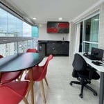 Apartamento com ampla sacaca gourmet e2 dormitórios a venda em Praia Grande!