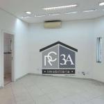 Sala Comercial para alugar com 24m², banheiro e ar condicionado. Rua Monte Serrat - Tatuapé/SP