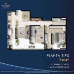 Apartamento com 2 dormitórios à venda, 74 m² por R$ 483.072 - Esplanada Independência - Taubaté/SP