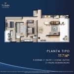 Apartamento com 3 dormitórios à venda, 117 m² por R$ 853.560 - Esplanada Independência - Taubaté/SP