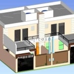 Sobrado com 2 dormitórios à venda, 87 m² por R$ 387.000,00 - Vila Santos - Caçapava/SP