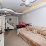 Cobertura com 3 dormitórios à venda, 271 m² - Gonzaga - Santos/SP