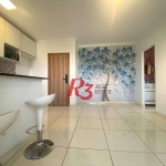 Apartamento com 1 dormitório à venda, 42 m² por R$ 350.000,00 - Macuco - Santos/SP