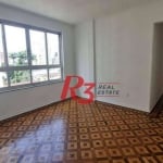 Apartamento com 2 dormitórios para alugar, 110 m² por R$ 3.500,00/mês - Boqueirão - Santos/SP