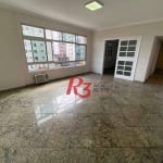 Apartamento com 3 dormitórios para alugar, 140 m² por R$ 7.000,00/mês - Ponta da Praia - Santos/SP