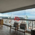 Apartamento com 3 dormitórios para alugar, 129 m² por R$ 13.000,00/mês - Aparecida - Santos/SP