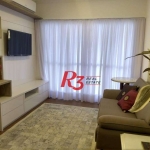 Apartamento com 1 dormitório para alugar, 59 m² por R$ 5.200,00/mês - Boqueirão - Santos/SP