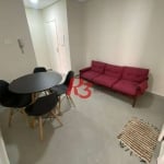 Apartamento com 2 dormitórios para alugar, 69 m² por R$ 3.800,00/mês - Gonzaga - Santos/SP