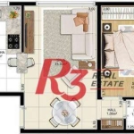 Apartamento à venda, 52 m² por R$ 584.100,00 - Aparecida - Santos/SP