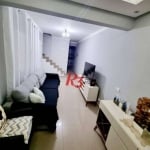 Sobrado à venda, 90 m² por R$ 360.000,00 - Caneleira - Santos/SP