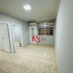 Apartamento com 2 dormitórios à venda, 71 m² por R$ 295.000,00 - Macuco - Santos/SP