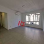 Apartamento com 2 dormitórios para alugar, 90 m² por R$ 4.500,02/mês - Gonzaga - Santos/SP