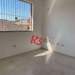 R3 REAL ESTATE VENDE CASA SOBRESPOSTA ALTA! Casa com 2 dormitórios à venda, 72 m² por R$ 320.000 - Chico de Paula - Santos/SP