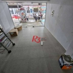 Loja para alugar, 22 m² por R$ 4.710,00/mês - Boqueirão - Santos/SP