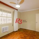 Apartamento com 3 dormitórios para alugar, 150 m² por R$ 5.000,00/mês - Gonzaga - Santos/SP