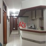 Sala, 122 m² - venda por R$ 650.000,00 ou aluguel por R$ 6.500,00/mês - Encruzilhada - Santos/SP