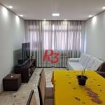 Apartamento com 2 dormitórios à venda, 82 m² por R$ 450.000,00 - Embaré - Santos/SP