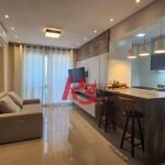 Apartamento com 2 dormitórios à venda, 85 m² por R$ 960.000,00 - Marapé - Santos/SP