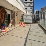 Apartamento Garden com 3 dormitórios, 173 m² - venda por R$ 1.760.000,00 ou aluguel por R$ 8.000,00/mês - Embaré - Santos/SP