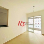 Apartamento com 1 dormitório à venda, 53 m² por R$ 640.000,00 - Boqueirão - Santos/SP