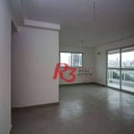 Apartamento, 77 m² - venda por R$ 703.000,00 ou aluguel por R$ 6.600,00/mês - Aparecida - Santos/SP