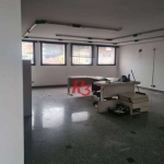 Sala comercial para locação no Centro de  Santos, ampla, 110 m², condição especial!!