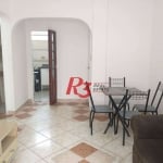 Apartamento com 1 dormitório para alugar, 63 m² por R$ 4.065,00/mês - José Menino - Santos/SP