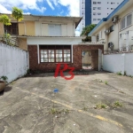 R3 REAL ESTATE VENDE! Sobrado com 3 dormitórios, 346 m² por R$ 4.640.000 - Boqueirão - Santos/SP