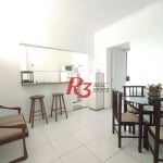 Apartamento com 2 dormitórios à venda, 55 m² por R$ 322.000,00 - Gonzaga - Santos/SP