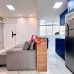 Apartamento com 2 dormitórios à venda, 55 m² por R$ 480.000,00 - Pompéia - Santos/SP