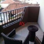 Flat com 1 dormitório, 50 m² - venda por R$ 440.000,00 ou aluguel por R$ 4.500,00/mês - Gonzaga - Santos/SP