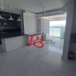 Apartamento Duplex com 3 dormitórios para alugar, 106 m² por R$ 9.175,00/mês - José Menino - Santos/SP