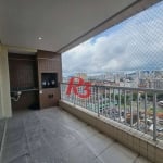 Apartamento com 3 dormitórios à venda, 96 m² por R$ 850.000,00 - Encruzilhada - Santos/SP