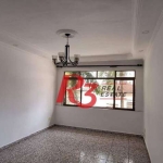 Apartamento com 2 dormitórios para alugar, 90 m² por R$ 2.900,02/mês - Gonzaga - Santos/SP