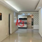 Apartamento com 2 dormitórios à venda, 110 m² por R$ 750.000,00 - Gonzaga - Santos/SP