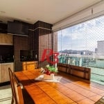 Apartamento com 3 dormitórios, 100 m² - venda por R$ 1.545.000,00 ou aluguel por R$ 9.000,00/mês - Pompéia - Santos/SP