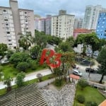 Apartamento com 3 dormitórios para alugar, 100 m² - Aparecida - Santos/SP